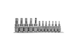 Juego de doce llaves TORX en riel YATO YT-04331