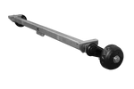Eje con freno KNOTT VGB13M para remolque/portacoches 1350 kg 1900 mm 2350 mm 5x112
