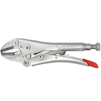 Alicates de bloqueo cortos YATO YT-2453, mordazas rectas, 250 mm