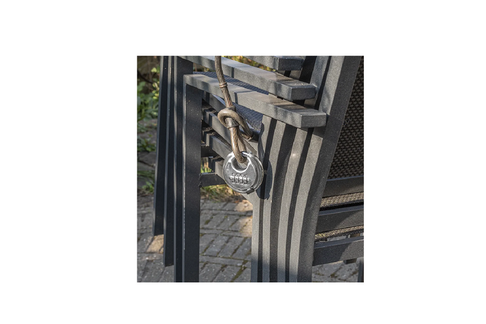 Candado redondo con cerradura de combinación ProPlus 341317, candado con grillete y código de 70 mm