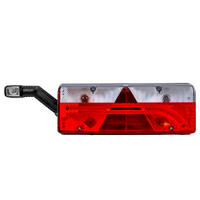 Piloto trasero LED ASPÖCK EUROPOINT III con base de bayoneta de 7 pines ASS2 con bocina y 7 funciones (lado izquierdo)