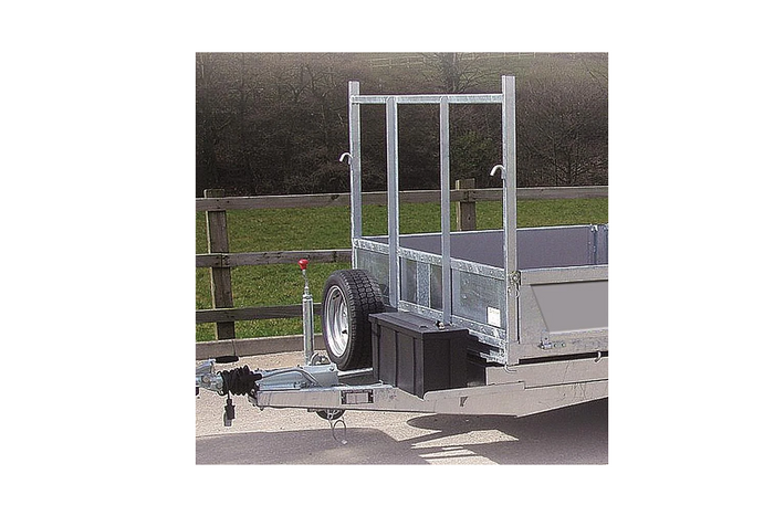 Soporte de montaje para rueda de repuesto de remolque ProPlus para perfil de 60x60 mm