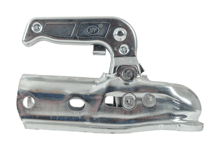 Enganche de bola STEELPRESS BC-3000.1D-00-00 para remolque de 3000 kg con barra de tiro tubular de 50 mm