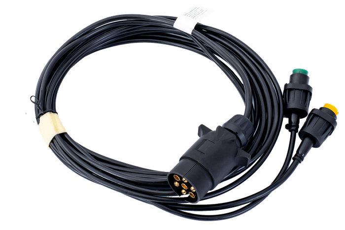 Instalación eléctrica MANTES, arnés de remolque 4m, enchufe 7PIN, bayonetas 2x5PIN