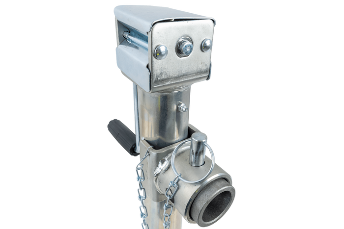 Soporte de manivela extensible UNITRAILER TJ5002 para remolque de plataforma plana de 1300 kg, 560-940 mm