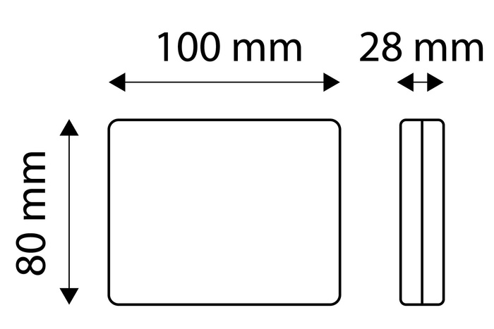 Luz antiniebla trasera TT TECHNOLOGY TT.12009 LED universal