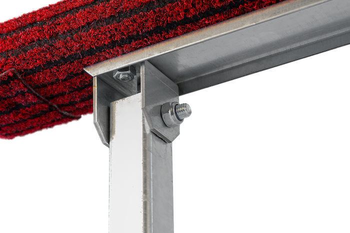 Soporte lateral plano UNITRAILER, longitud 200 cm, altura 30 cm, para remolque de barco