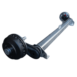 AL-KO COMPACT eje frenado para remolque / grúa 1350kg 1200mm 1650mm 4x100