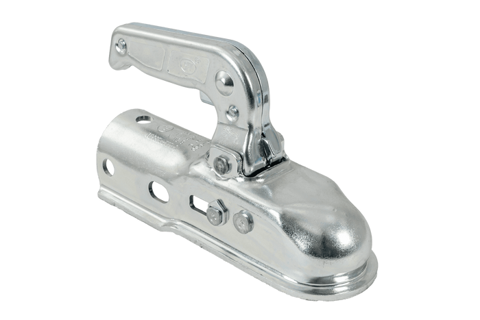 Enganche de bola STEELPRESS BC-1200C para remolque de 1200 kg con barra de tiro tubular de 50 mm