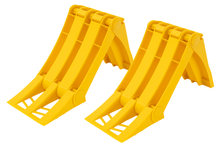 Juego de dos calzos para ruedas plegables LOKHEN ORIGAMY 36 h: 151 mm / juego con mango