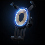 Soporte para teléfono móvil BASEUS Stable Gravity con carga inalámbrica Qi de 15 W para la rejilla de ventilación