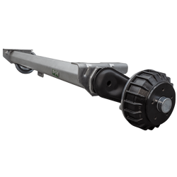 AL-KO COMPACT eje frenado para remolque / grúa 1500kg 1200mm 1650mm 5x112