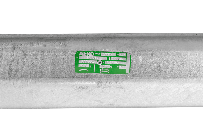 AL-KO EURO eje frenado para remolque / grúa 1800kg 1400mm 1900mm 5x112