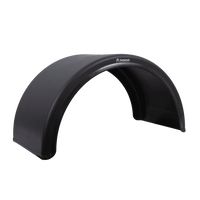 Guardabarros doble para remolque de 15-17,5" DOMAR DK1515, paso de rueda de 860/410 mm