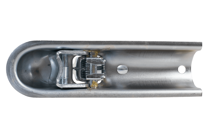 Enganche de bola CHOOYO JD.00.53.005 para remolque de 800 kg con barra de tiro tubular de 50 mm