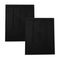 Juego de dos guardabarros de goma UNITRAILER, cubiertas de guardabarros de 310/390 mm