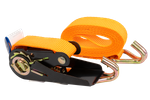Cinta transportadora KAMAR de 3 m/25 mm/0,8 t de color naranja con tensor.