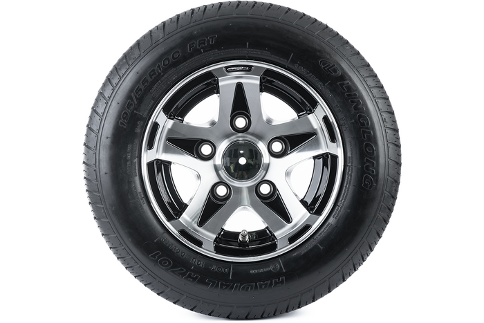 Rueda reforzada para remolque LINGLONG TIRE 195/55 R10C 98/96N ALU UNITRAILER RIM 6Jx10" 5x112 ET:-4