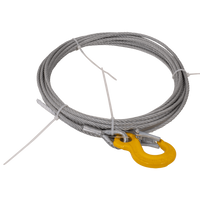 Cable de cabrestante para enganche de remolque EFMETAL 469kg 10m