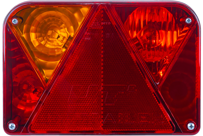 Luces traseras DOBPLAST DPT35, 6 funciones, izquierda + derecha