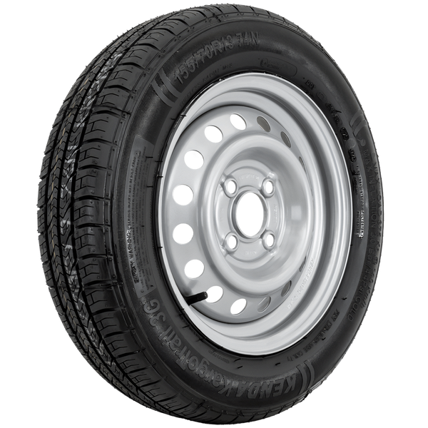 Rueda remolque NEUMÁTICOS KENDA 155/70 R13 74N KENDA LLANTA 4Jx13"H2 4x100 ET:30