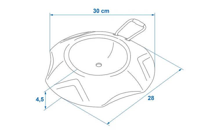Cuña de seguridad para rueda jockey ProPlus 341355