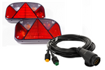 Luces traseras ASPÖCK + arnés MANTES 7m 13 PINES