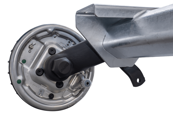 AL-KO EURO eje con freno para remolque de barco 1800kg 1845/1955mm 2430mm 5x112