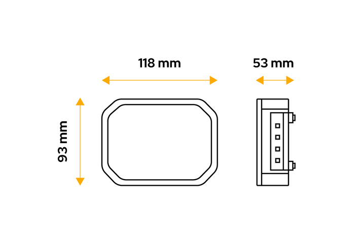 Piloto trasero TT TECHNOLOGY TT.12018L LED 4 funciones izquierda