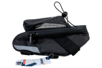 Bolsa de sillín para bicicleta PROFEX 82318 Long Black Lux con bolsillo para botella