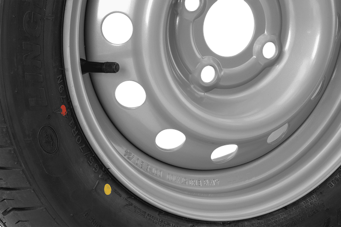 Rueda completa NEUMÁTICO LINGLONG 165/70 R13 79N LLANTA UNITRAILER 4Jx13"H2 4x100 ET:30