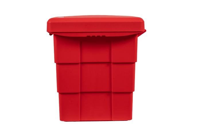 Caja PITBOX DAKEN 86014 para materiales a granel, contenedor para arena y sal de carretera, 655 x 570 x 520 mm, 108,5 l