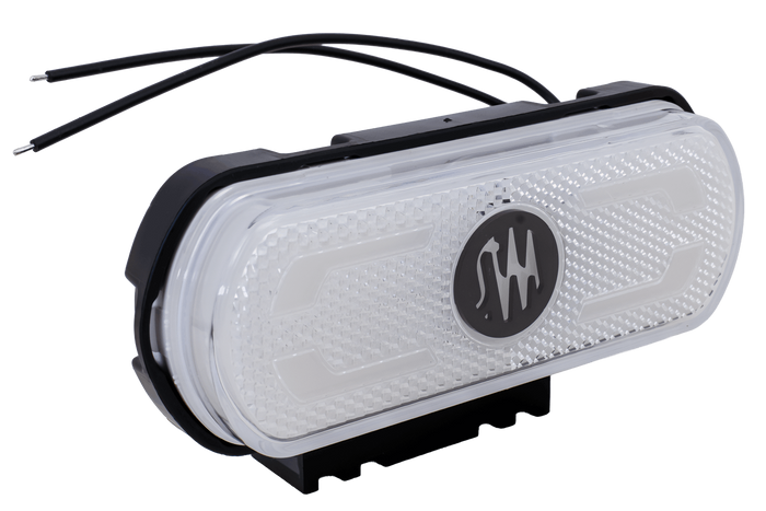 WAŚ W240 1600 LED blanco, luz de señalización universal con soporte