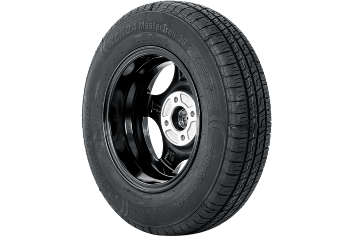 Rueda reforzada para remolque NEUMÁTICO KENDA 165/80 R13C 96/94N ALU RIM STARCO pulido 5Jx13"H2 4X100 ET:30