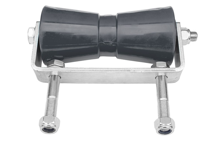 Rodillo de quilla gris con soporte - RDZ