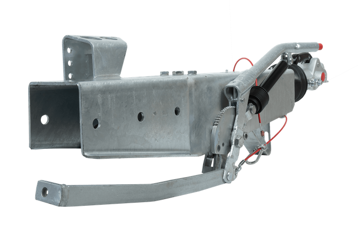 Dispositivo de inercia AL-KO 2.8VB1 con enganche AK351 para remolque de 3500 kg con lanza cuadrada