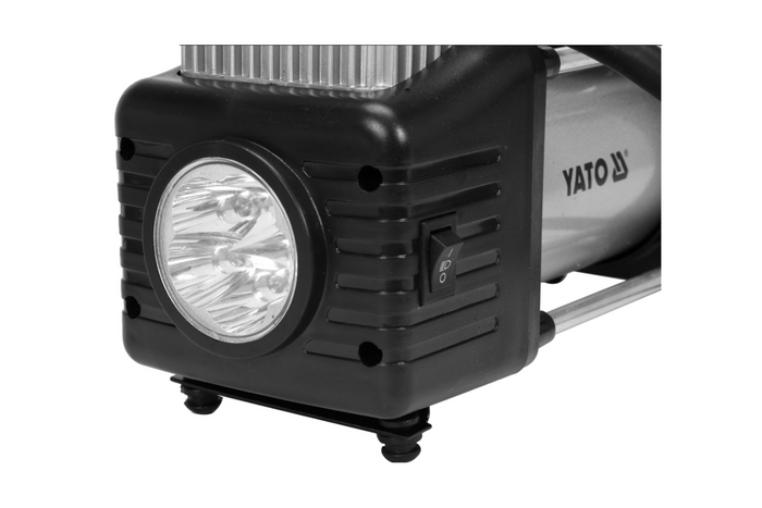Compresor para coche YATO YT-73462 con lámpara LED de 250 W