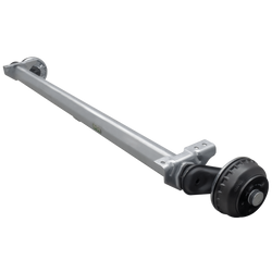 AL-KO COMPACT eje frenado para remolque / grúa 1350kg 1750mm 2200mm 5x112