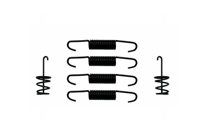 Zapatas de freno 250x40 para ejes con freno KNOTT 25-2025. Alfombrilla trasera completa.