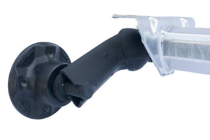 AL-KO OPTIMA eje sin freno para remolque 750kg 1070mm 1380mm 4x100