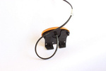 Lámpara de señalización LED ASPÖCK FLATPOINT II, naranja, universal, con soporte