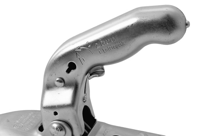 Enganche de bola KNOTT K7.5-K para remolque de 750 kg con barra de tiro cuadrada de 50 mm