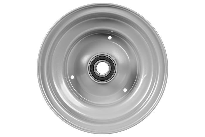 Llanta de acero UNITRAILER 5.5" x 8" H2 3x128 con rodamientos 6205-2RS