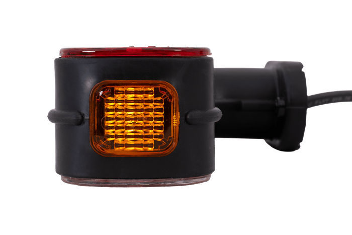 Lámpara de posición izquierda ASPÖCK SUPERPOINT II sobre brazo de goma