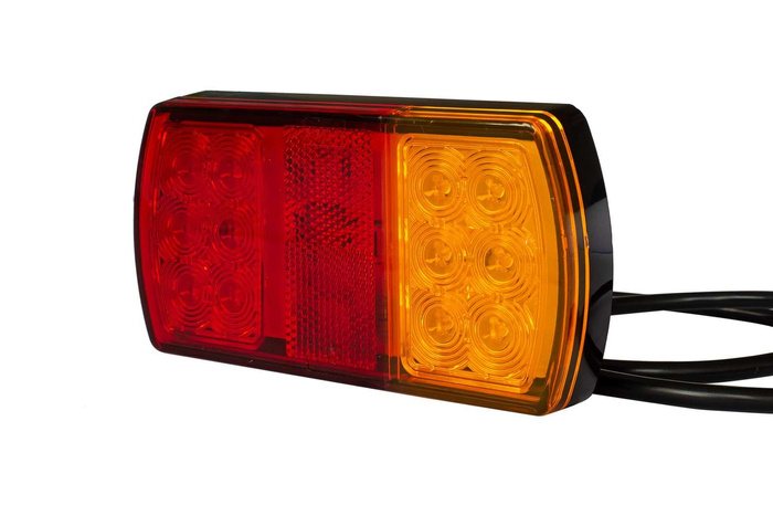 ASPÖCK 41-139 Luz trasera LED, 4 funciones universales