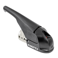 Enganche de bola KNOTT KS30 con estabilizador para remolque de 3000kg con lanza tubular de 50mm