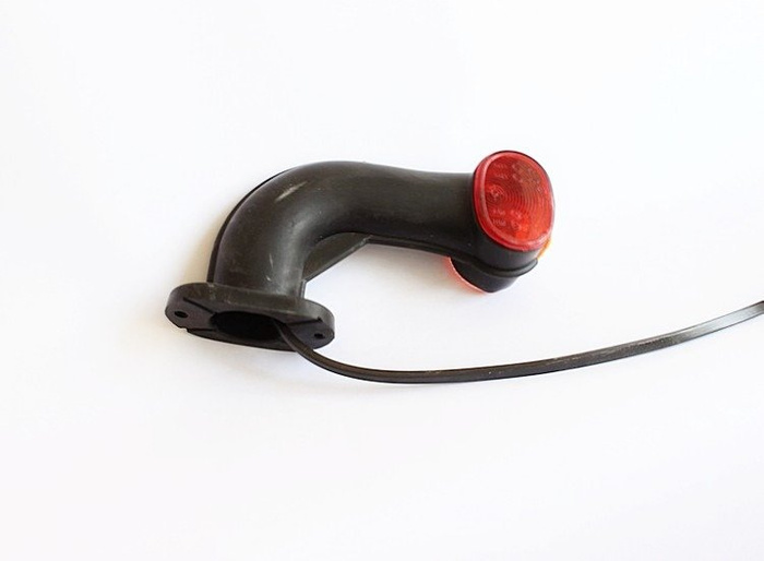 Lámpara de posición derecha ASPÖCK SUPERPOINT II sobre brazo de goma
