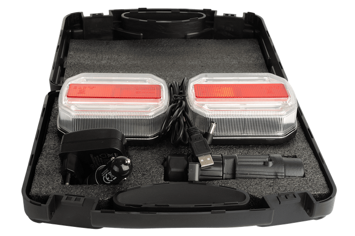 TT TECHNOLOGY TT.12018B-CAN Luces traseras LED 4 funciones izquierda+derecha, inalámbricas, magnéticas