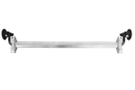 AL-KO OPTIMA eje sin freno para remolque 750kg 1260mm 1573mm 4x100