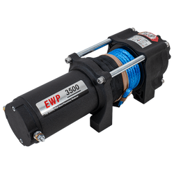 Cabrestante eléctrico para remolque RUNVA EWP3500A 12V 1588kg con cable de 12,8m